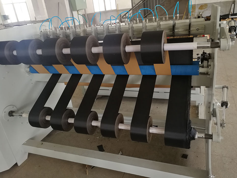 全自动对边 冷(热)切气刀分切条机